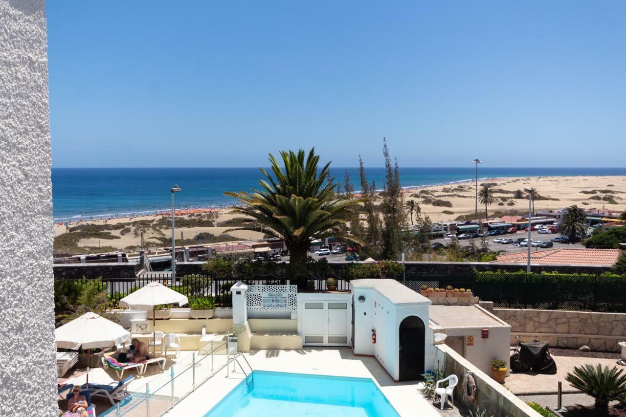 Primera linea de Playa del Ingles y las Dunas de Maspalomas Exterior foto