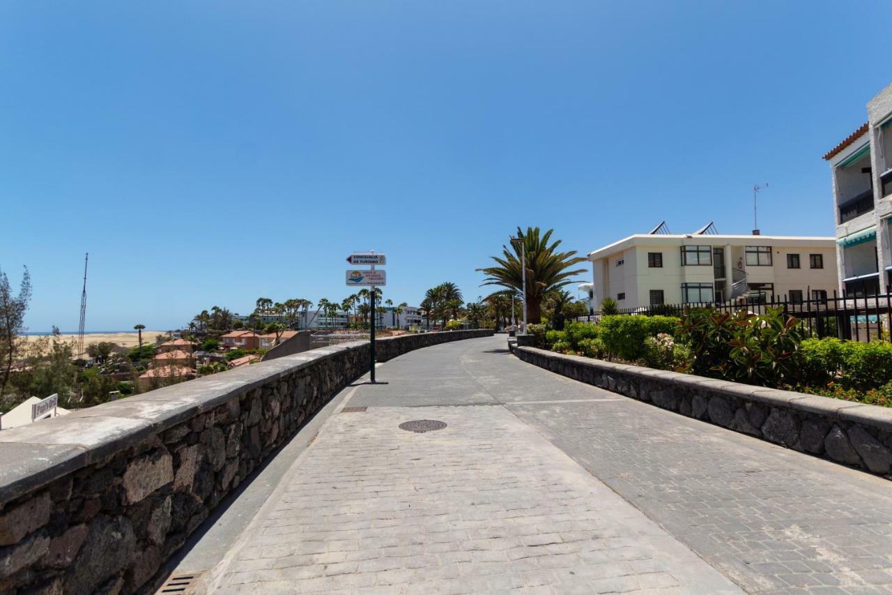 Primera linea de Playa del Ingles y las Dunas de Maspalomas Exterior foto