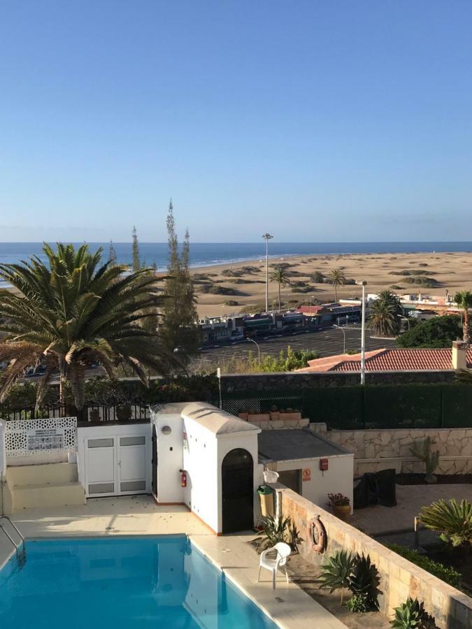 Primera linea de Playa del Ingles y las Dunas de Maspalomas Exterior foto