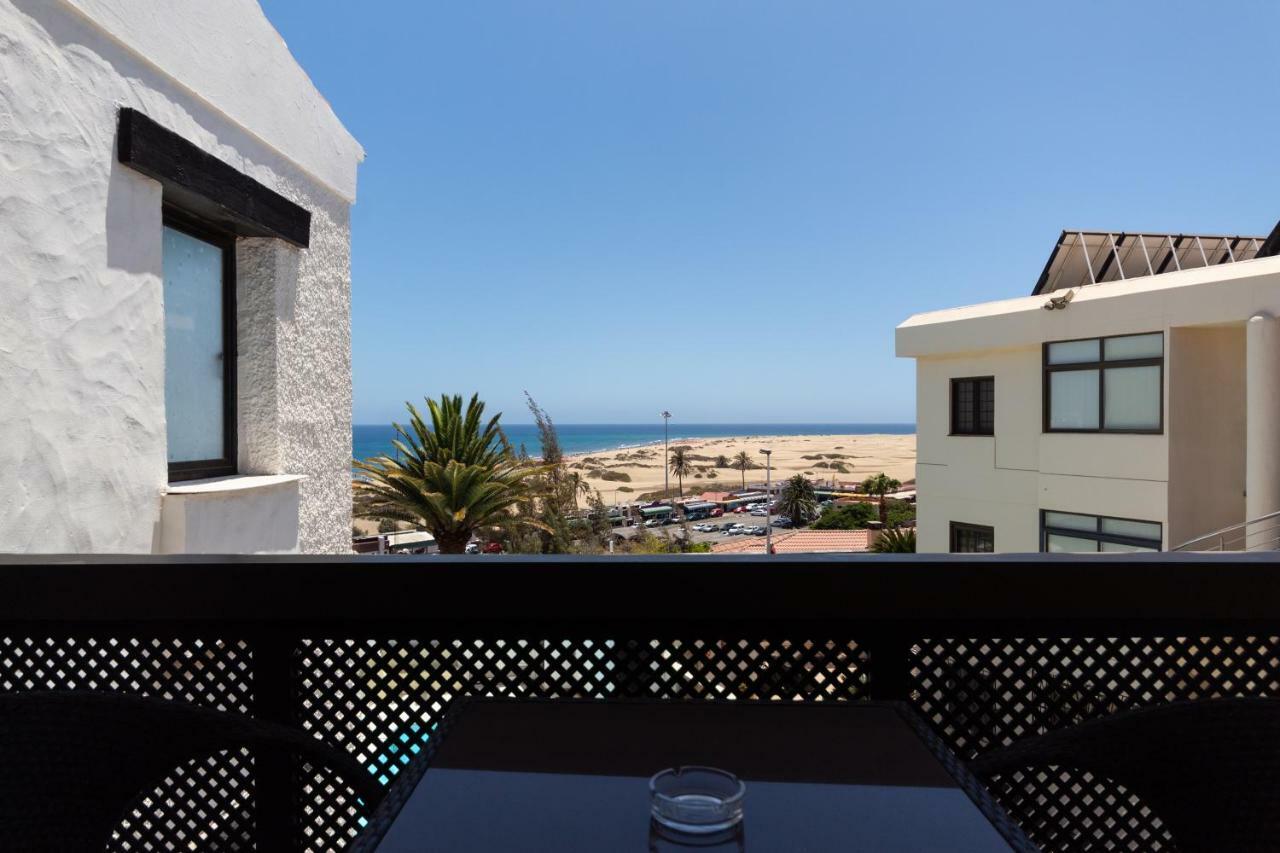 Primera linea de Playa del Ingles y las Dunas de Maspalomas Exterior foto