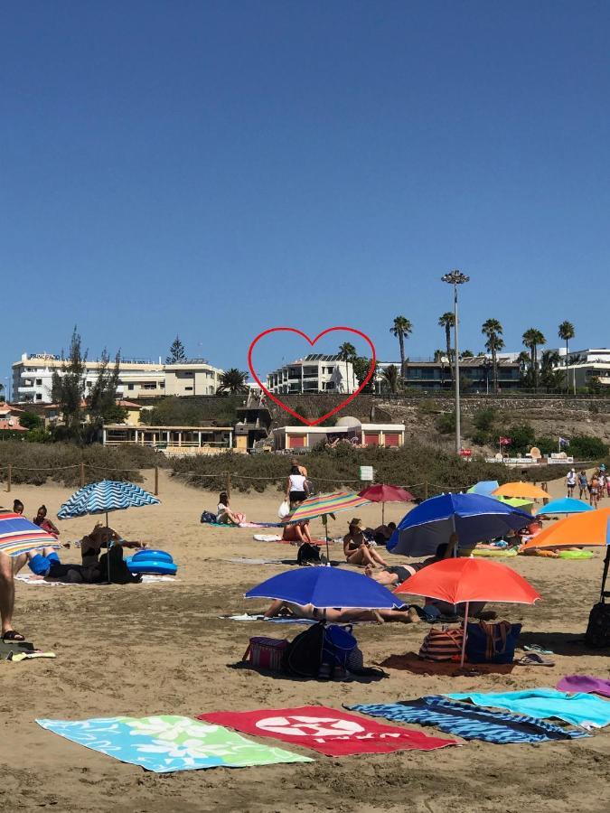 Primera linea de Playa del Ingles y las Dunas de Maspalomas Exterior foto